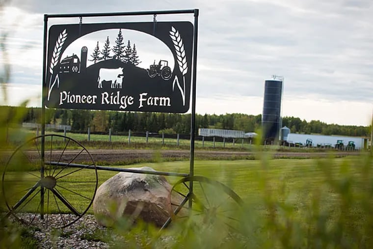 The Hakstols' family farm sits about 9 miles outside the small village of Warburg in Alberta, Canada.