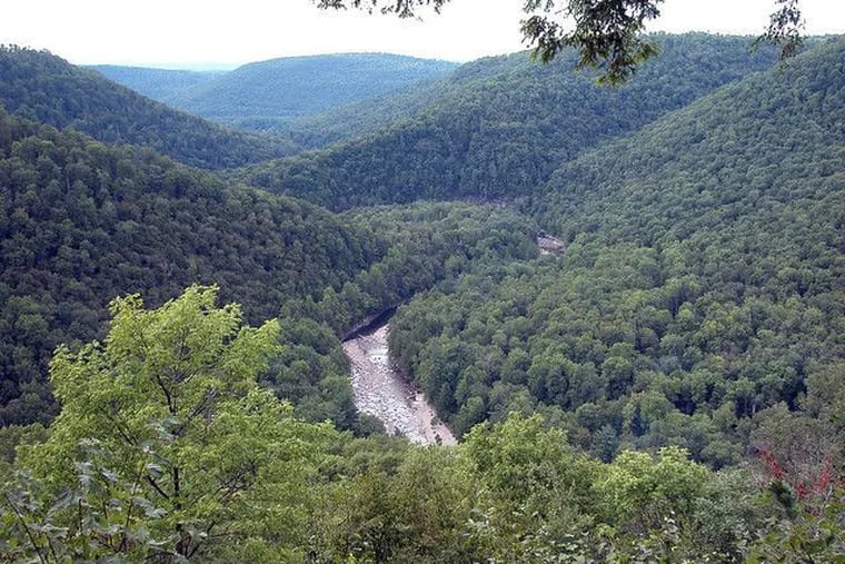 Worlds End State Park is located just south of Forksville in Sullivan County.