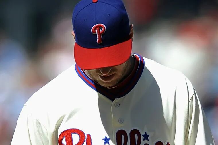Roy Halladay says he feels bad that he has let down the Phillies fans.