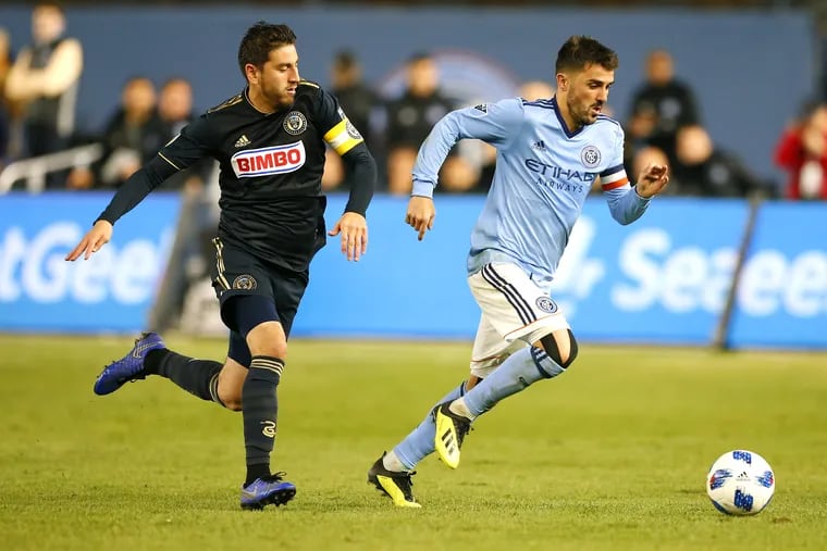 "To have to concede goals early is tough for any team, especially when you're playing away. That's not really Jim [Curtin]'s fault, that just comes down to naive errors from our end and things that we can learn from," Union captain Alejandro Bedoya said of the team's season-ending losses to David Villa's New York City FC.