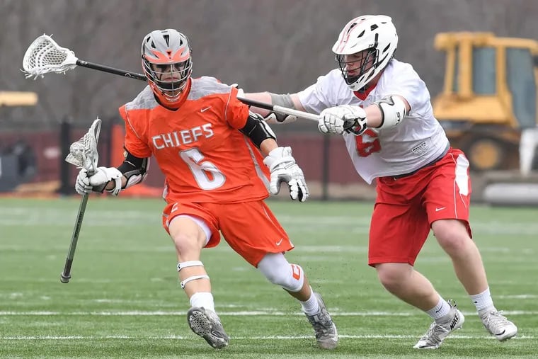 Ryan Raftery (left) scored two goals for Cherokee on Friday.
