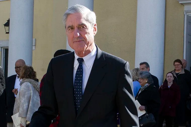 FILE - Special counsel Robert Mueller III wrote a letter in late March complaining to Attorney General William Barr that a four-page memo to Congress describing the principal conclusions of the investigation into President Donald Trump "did not fully capture the context, nature, and substance" of Mueller's work, according to a copy of the letter reviewed Tuesday by The Washington Post.  (AP Photo/Cliff Owen)