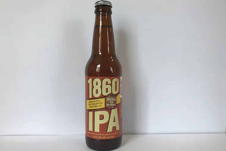 1860 IPA from Stoudts Brewing Company and McGillin's Old Ale House.