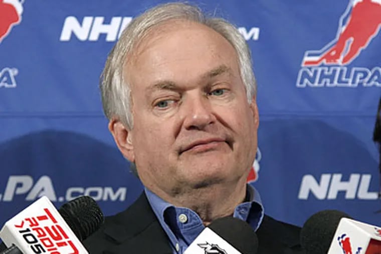 The players, according to Donald Fehr, still view the NHL's offer as nothing short of ridiculous. (Mary Altaffer/AP)