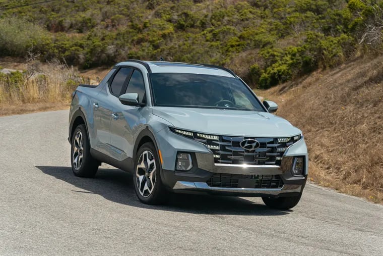 The 2022 Hyundai Santa Cruz looks handsome from the front, but the side view shows a reborn Subaru Baja.