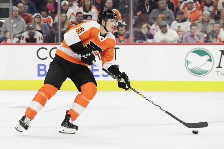 Travis Sanheim has been playing with a headiness impressive for a 22-year-old.
