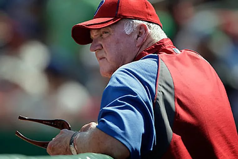 "I'll put the best team I possibly can on the field," Charlie Manuel said. (David Maialetti/Staff file photo)