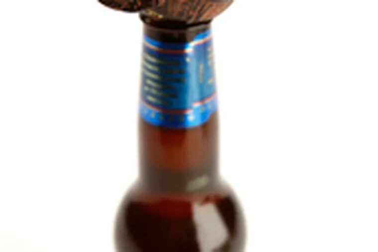 The tail of this sweet little songbird is a bottle opener, while its underbelly is ridged to handle twist-off tops.