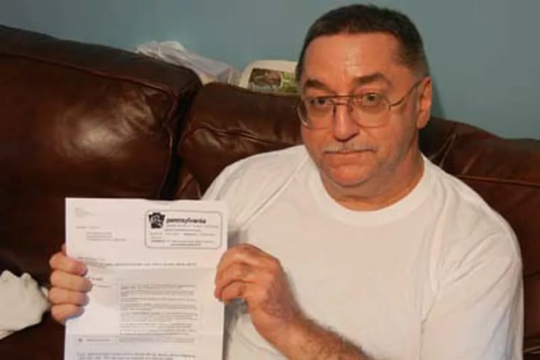 Alexander Fink, 61, of Port Richmond, is one of over 35,000 Philadelphians whose general assistance money will be cut off on July 31. (Phillip Lucas/Daily News Staff)