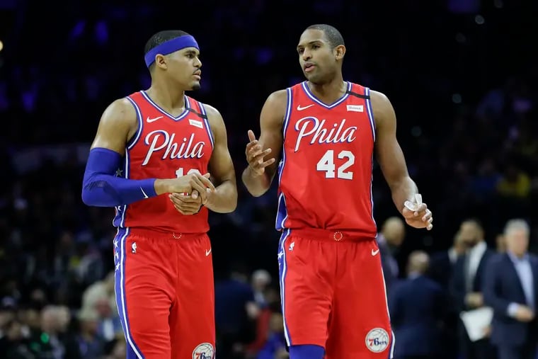The Sixers have their hands tied this offseason after signing Tobias Harris and Al Horford (42) to big contracts.