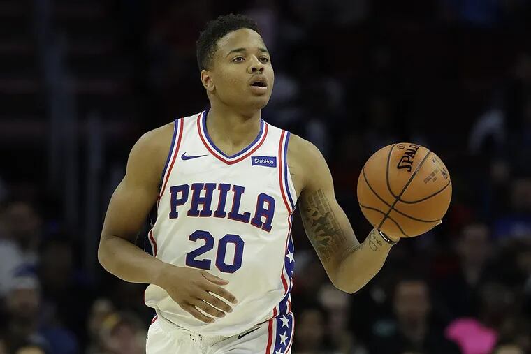 Philadelphia 76ers’ Markelle Fultz in action during a preseason NBA basketball game against the Memphis Grizzlies, Wednesday, Oct. 4, 2017, in Philadelphia.