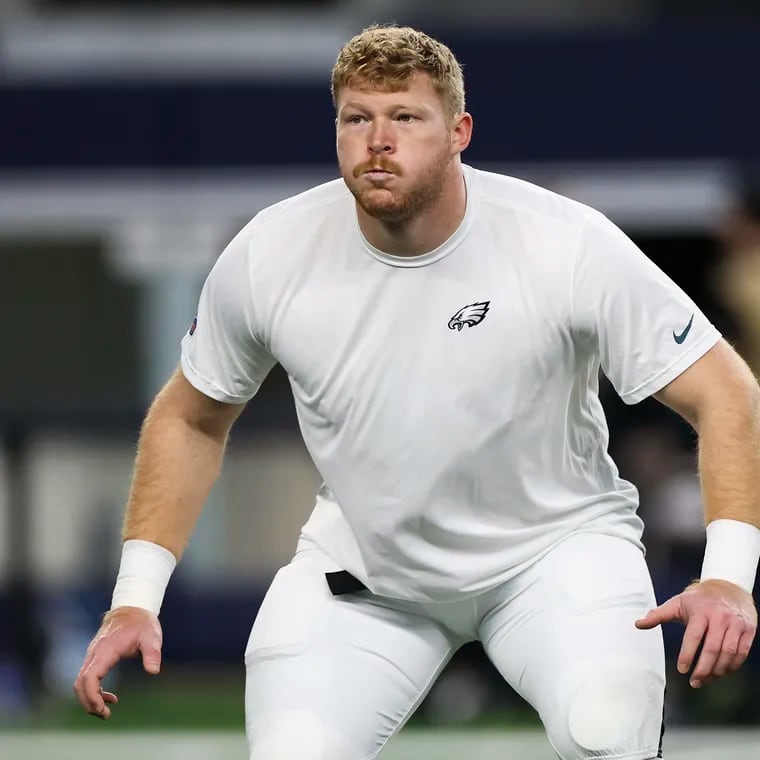 Cam Jurgens has big shoes to fill after Jason Kelce announced his retirement in March.