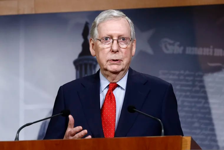 Senate Majority Leader Mitch McConnell expects Congress to return May 4, as planned.
