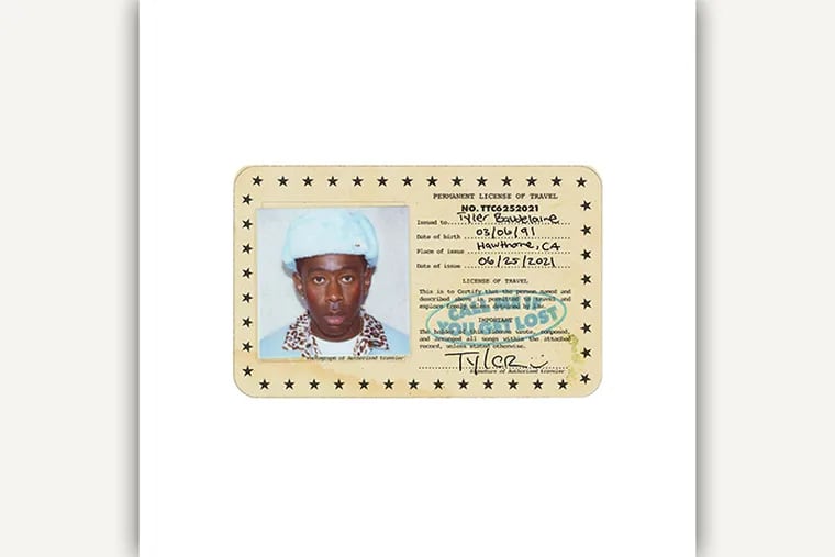 The cover to Tyler, the Creator's "Call Me If You Get Lost."