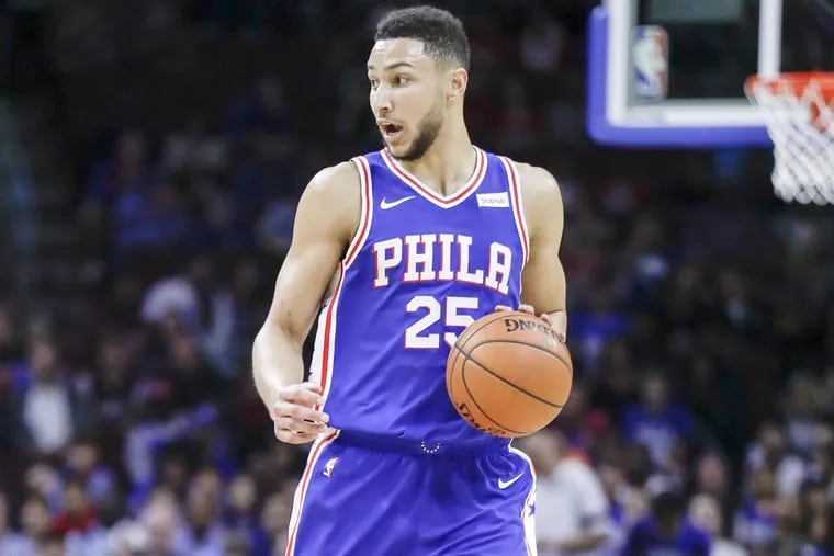 Sixers guard Ben Simmons has had two triple-doubles in nine games.