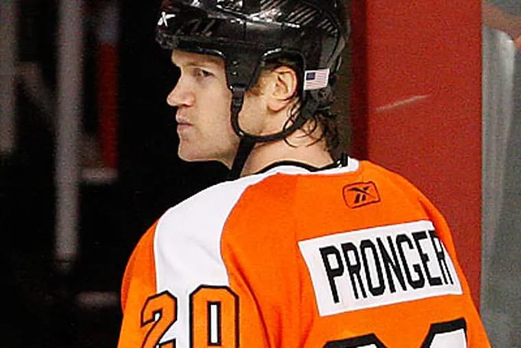 "I don't think this will set in for a while," Flyers defenseman Chris Pronger said. (David Maialetti/Staff Photographer)