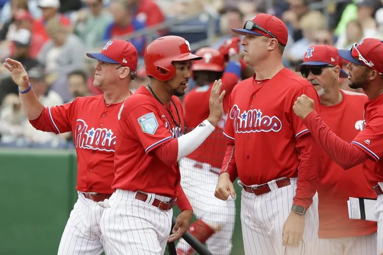 J.P. Crawford batted ninth on Saturday. Manager Gabe Kapler hopes that putting him there will create more RBI chances for the top of the Phillies’ lineup.