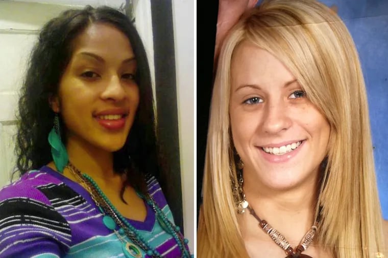 Franchesca Alvarado (left) and Iris Tyson both went missing before their bodies were discovered.