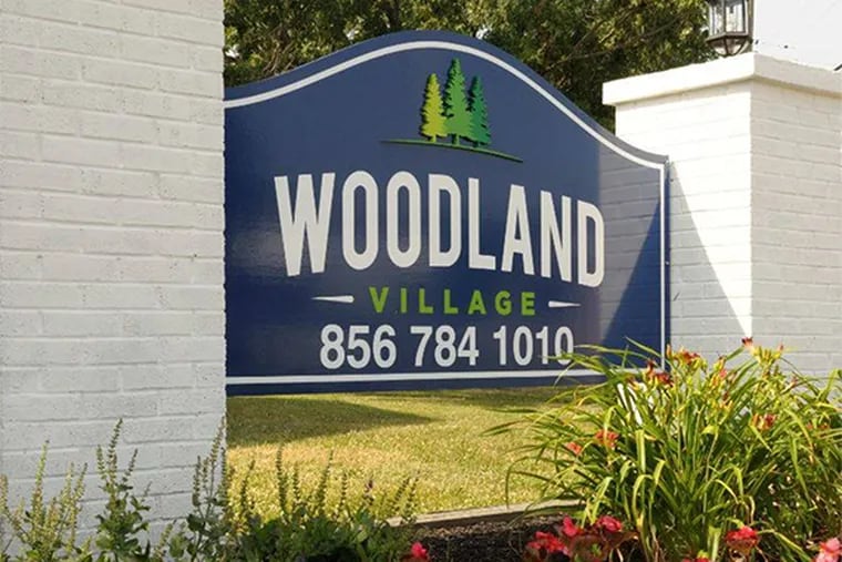 Woodland Village apartment complex.