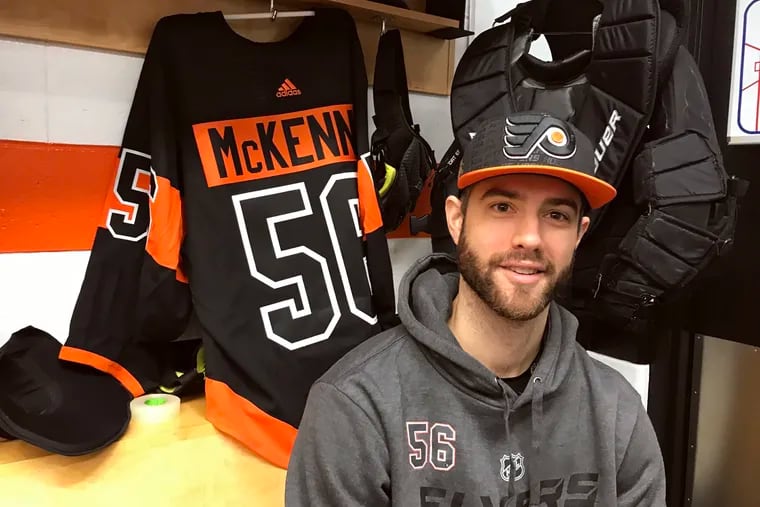 New Flyers goalie Mike McKenna has been on eight NHL rosters and 11 rosters in the AHL.