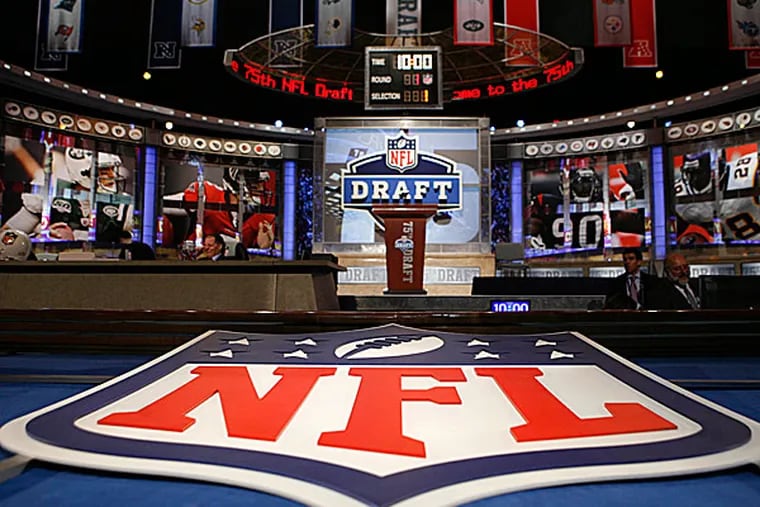 The NFL Draft at Radio City Music Hall. (Jason DeCrow/AP)