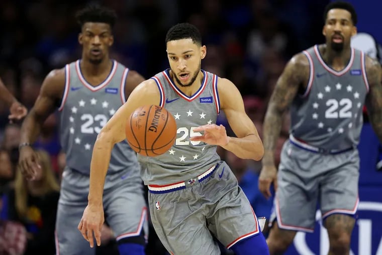 Sixers' point guard Ben Simmons' 22 points weren't enough in the team's first home loss since March of last season.