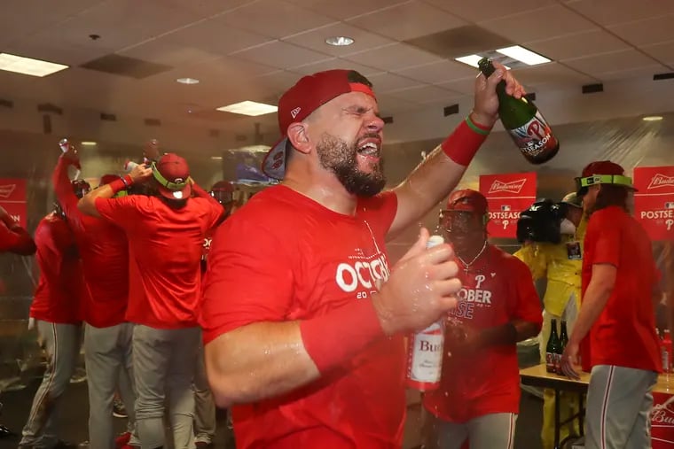 Phillies Locker Room Toast  Highlights and Live Video from Bleacher Report