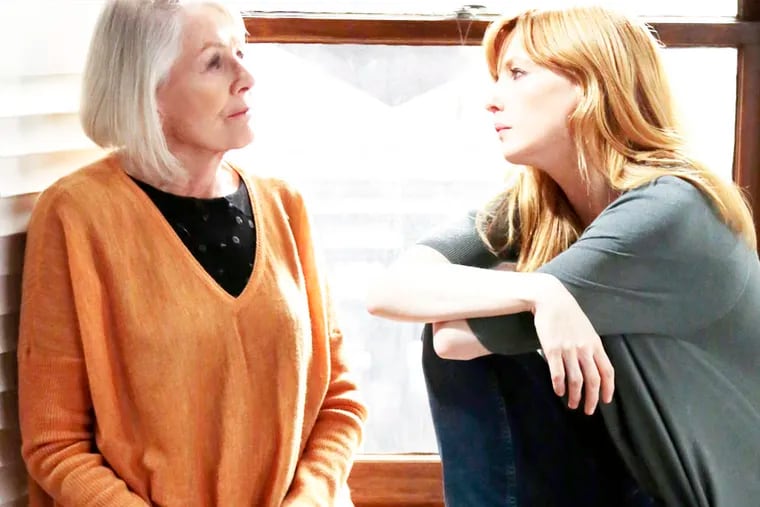 Vanessa Redgrave (left) plays the therapist of a psychologically fragile doctor (Kelly Reilly) in “Black Box.”