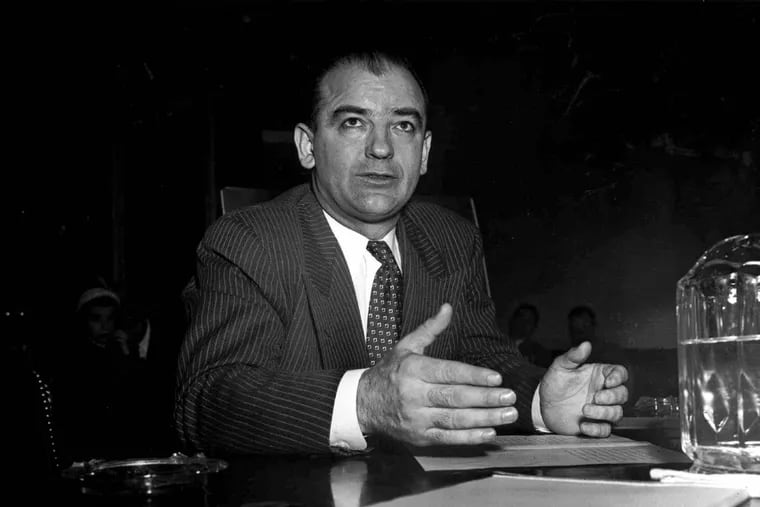 An undated photo of Sen. Joseph McCarthy.
