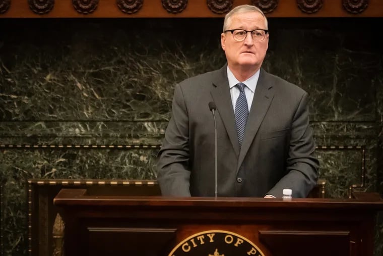 Mayor Jim Kenney talks about the investigation into gunfire that struck two police officers on July 4.