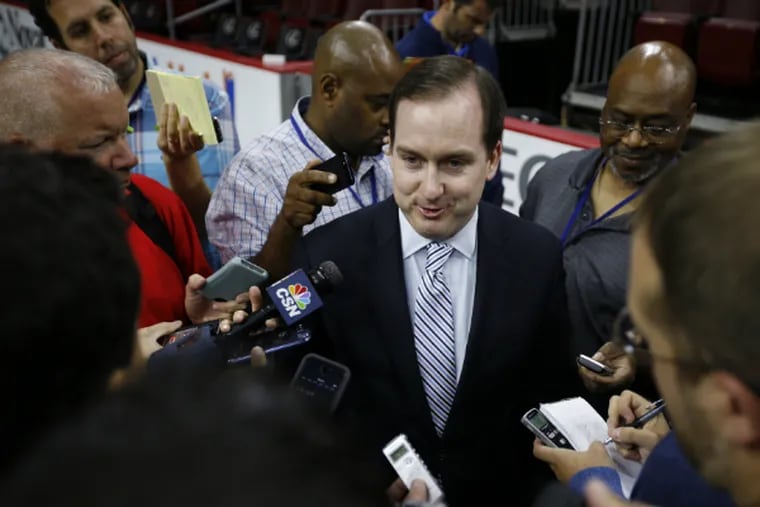 If Sam Hinkie lands a top-2 pick, he might be inclined to draft a big man or parlay it into many picks. (Associated Press)