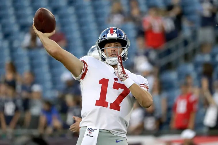 Former New York Giants quarterback Kyle Lauletta, an Exton native, is joining the Eagles’ practice squad.