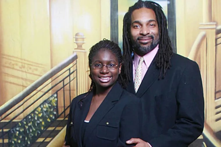 Joel Austin, CEO of Daddy University Inc., with his daughter, Jacinda Davis, then 15, at the inaugural Daddy Daughter Dance in February 2008.
