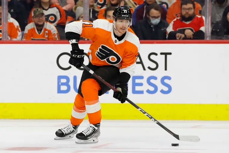 Flyers left winger Max Willman has played well since being recalled from the Phantoms.