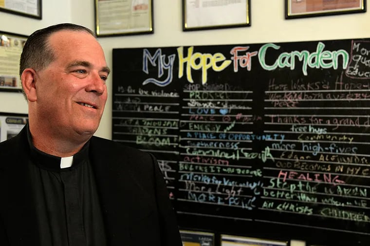 Father Jeff Putthoff founded the Hopeworks program 15 years ago. TOM GRALISH / Staff Photographer