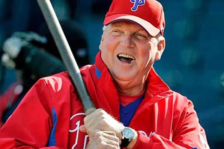 Charlie Manuel is entering his fifth-straight postseason as the Phillies manager. (Kathy Willens/AP file photo)