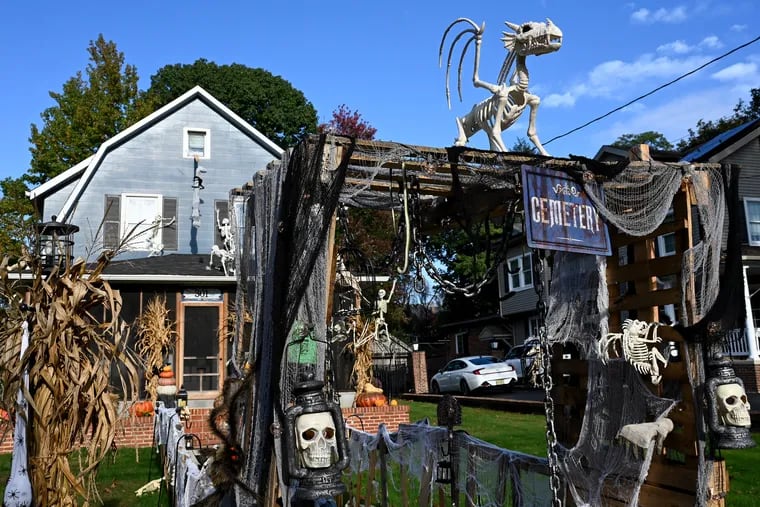 A home in Haddon Heights is on top of its game earlier this week in the annual outdoor decorating contest held by the Haddon Heights Library. Judging continues until Halloween, when the weather should be ideal for candy soliciation.