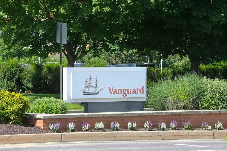 Vanguard Campus signage. Entrances on Cedar Hollow Road in Malvern.
