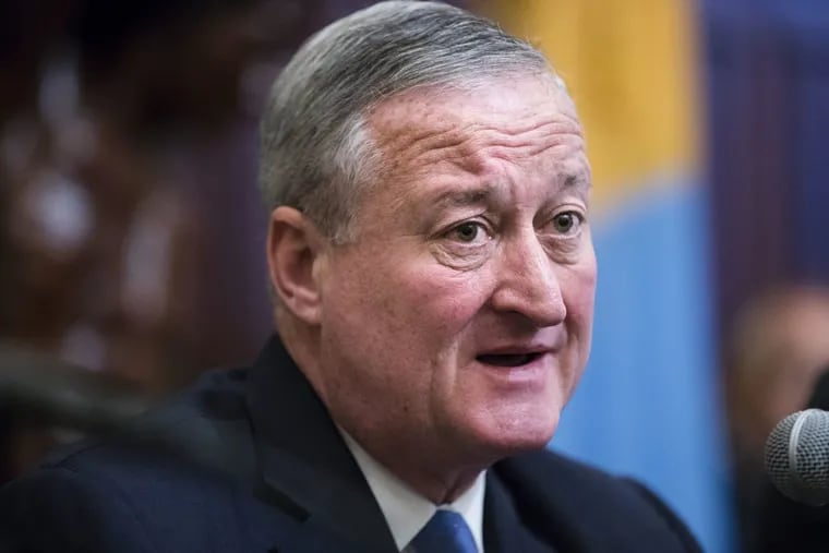 Philadelphia Mayor Mayor Jim Kenney speaks during a news conference at City Hall in Philadelphia, Tuesday, May 2, 2017. Despite pressure from the Chamber of Commerce for Greater Philadelphia, Kenney signed the city’s new wage equity law in January.