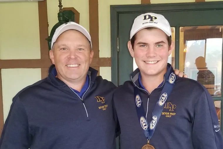 Devon Prep golfer Ryan McCabe shot a 4-over par 76 to finish tied for third in the PIAA Class 2A East Regional on Monday.