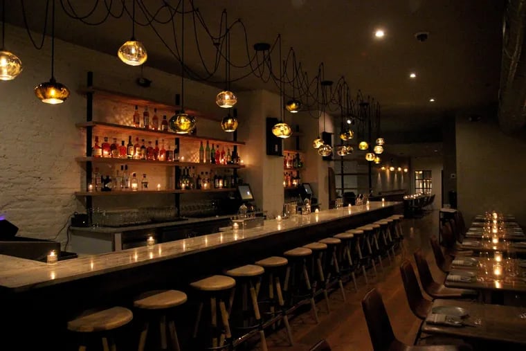 The bar at Aether, 1832 Frankford Ave.