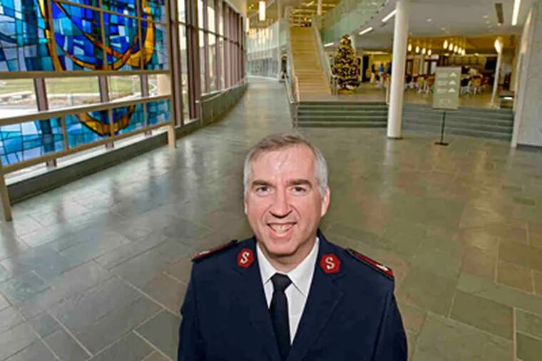 Salvation Army Maj. Timothy Lyle in the new Kroc Center. The project will be highlighted at a January symposium: &quot;Smart Growth and Sustainability in Challenging Economic Time. (Clem Murray / Staff Photographer)