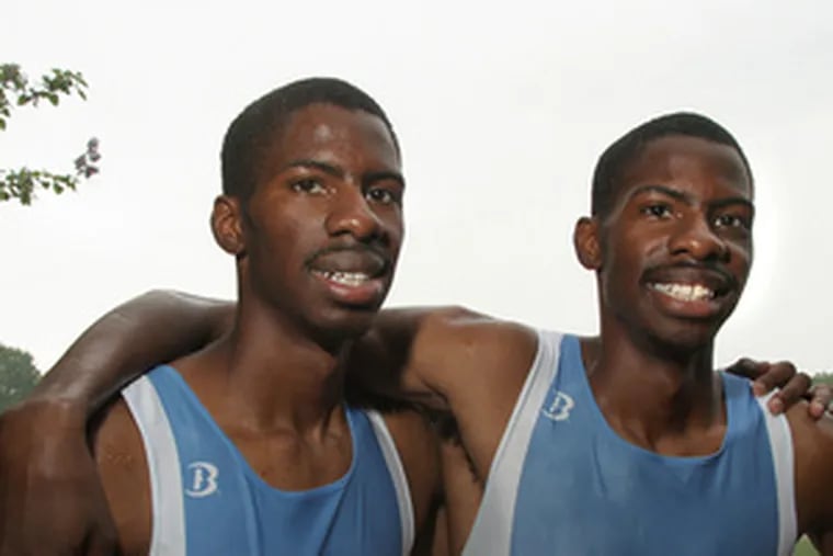 Twins Jermaine (left) and Jerome Lowery starred for Judge.