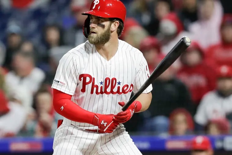 Bryce Harper will return to Nationals Park Tuesday, this time as a member of the visiting Phillies.