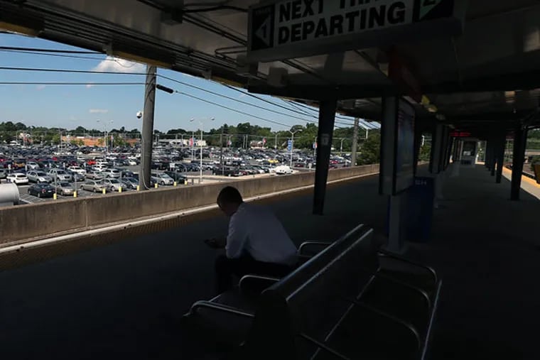 The Lindenwold station is one of only four PATCO stations in New
Jersey that will be open the weekend of the papal visit. Those living near them are growing concerned. (DAVID MAIALETTI / Staff)