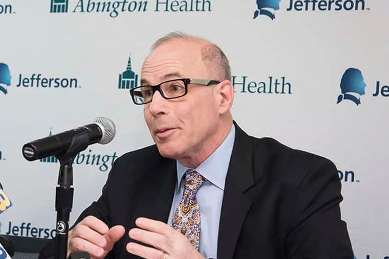 Stephen Klasko, president of Thomas Jefferson University and CEO of Jefferson Health, the hospital system