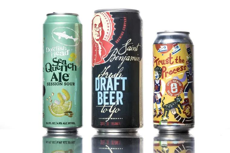 The winning canned beers.