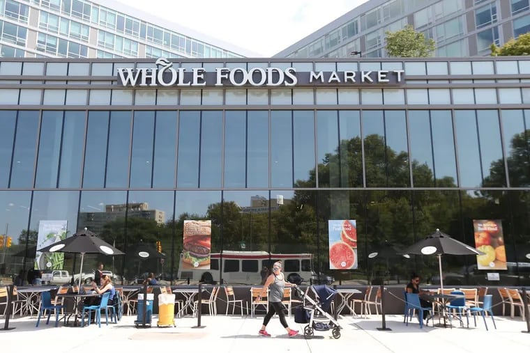 An exterior view of the Whole Foods store on Pennsylvania Avenue in Philadelphia.