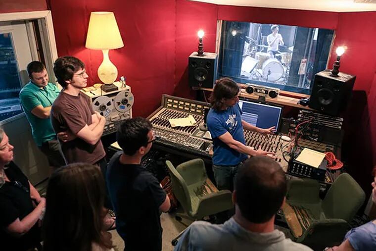 Founder Brian McTear set up Weathervane Music studio as a nonprofit incubator to foster budding tech talent. Workshops provide hands-on instruction.