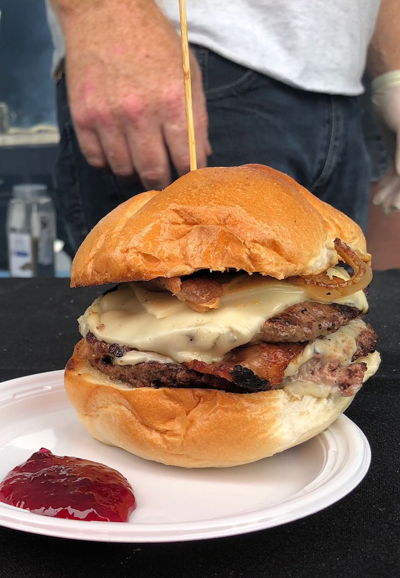 Peanut Butter And Bacon And A Burger